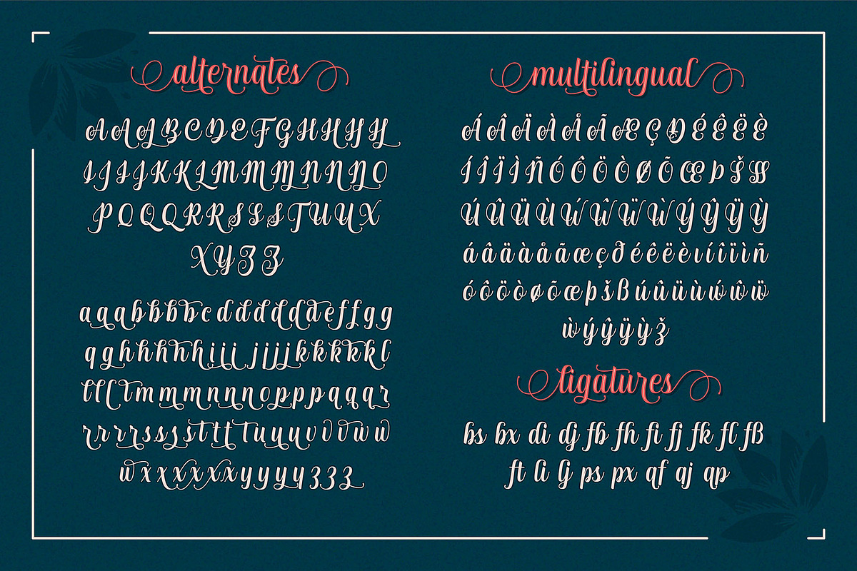 Nadella Layered Script Font, a Script Font by Abbasy Studio (Photo 5 of 12)