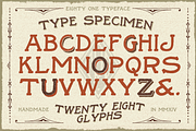 Eighty One Typeface, a Serif Font by Thundr Co. (Thumbnail 4 of 5)