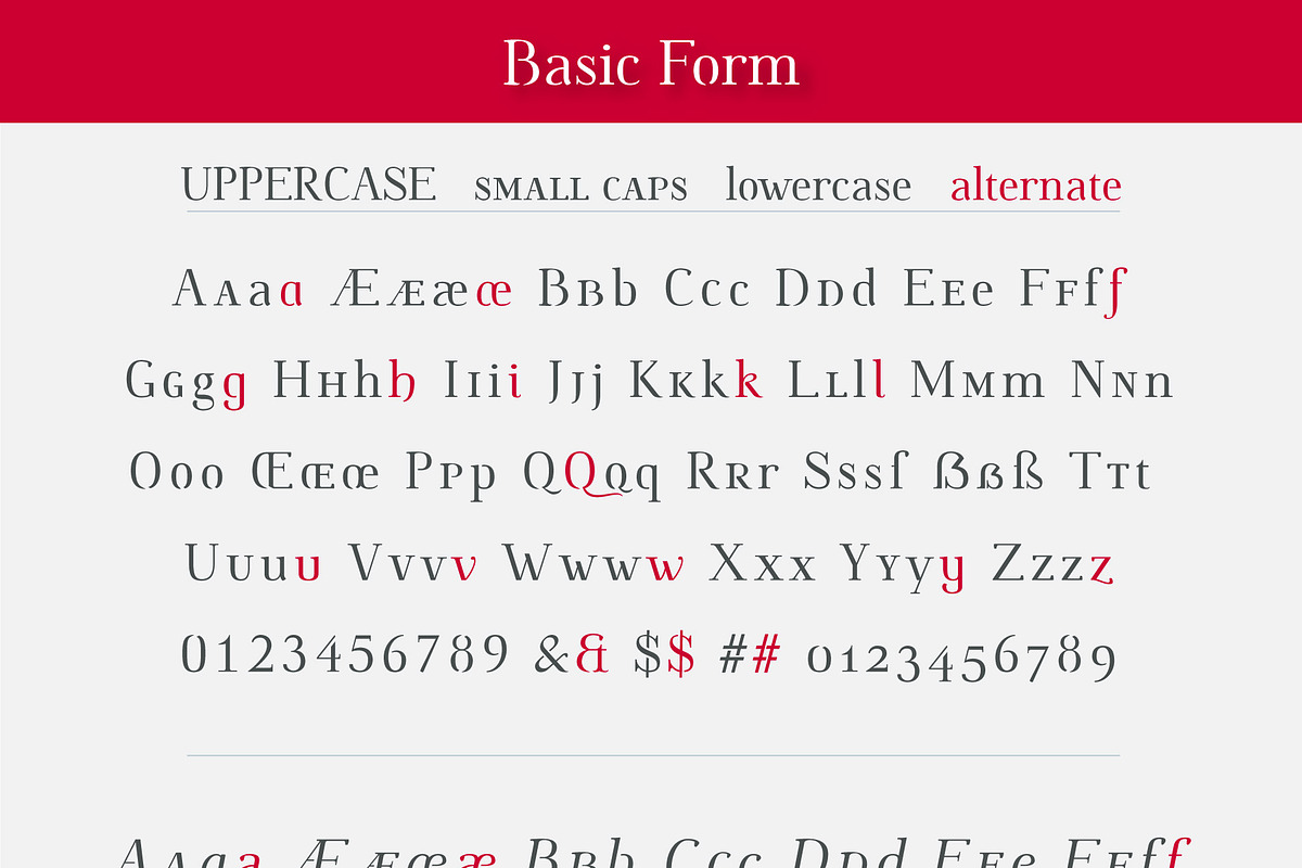 Omologo Serif semi stencil font family preview 3