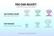 Project minimalist outline icon set, an Outline Icon by Icons (Thumbnail 3 of 3)