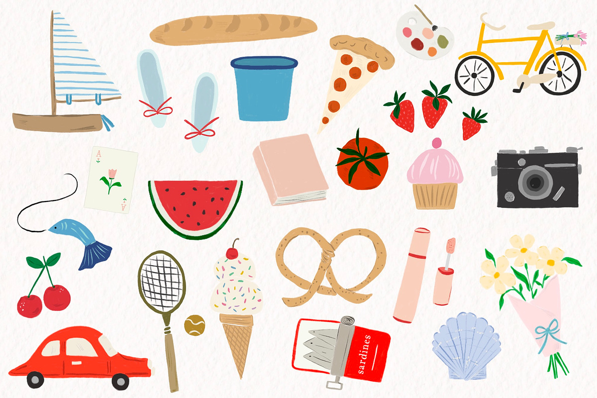 Lifestyle Illustrations, an Object Illustration by Olive & Lu Paper (Photo 2 of 3)