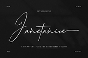 Janetanice, a Script Font by Essentials Studio (Thumbnail 1 of 8)