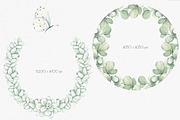 Watercolor ClipArt Green Plants, an Illustration by SirenaArt (Thumbnail 6 of 20)