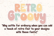 Retro Groovy - Display Handwritten, a Handwritten Font by Charmingbear59.design (Thumbnail 6 of 7)
