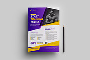 Fitness Gym Flyer Design Bundle, a Flyer Template by VectStock (Thumbnail 3 of 4)