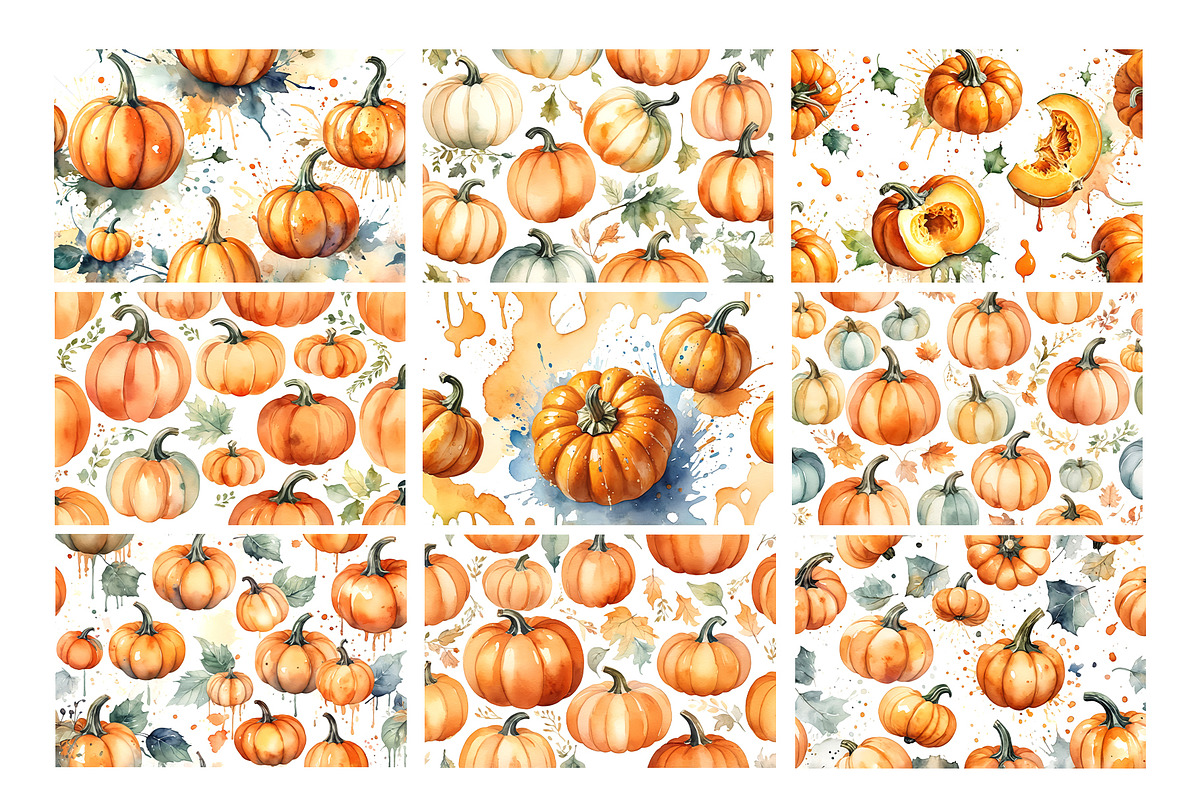 Pumpkins & halloween jack-o-lantern, an Object Graphic by Ligrenok Art (Photo 3 of 3)
