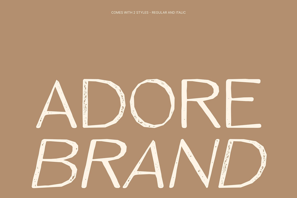 CS Gerald Stamp, a Sans Serif Font by Craft Supply Co. (Photo 3 of 8)