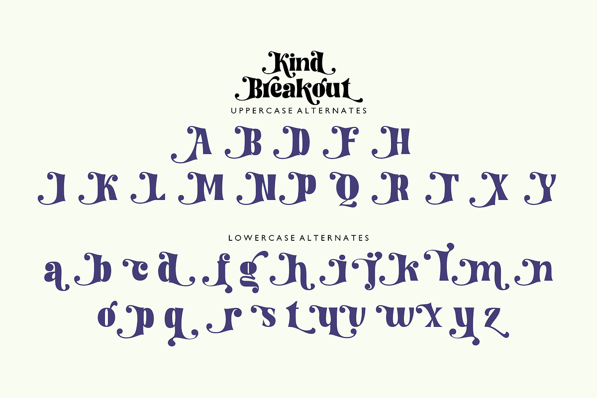Kind Breakout-Retro Serif Typeface, a Sans Serif Font by moriztype (Photo 9 of 18)