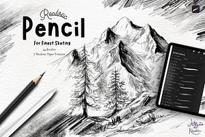 Realistic Pencil Brushes