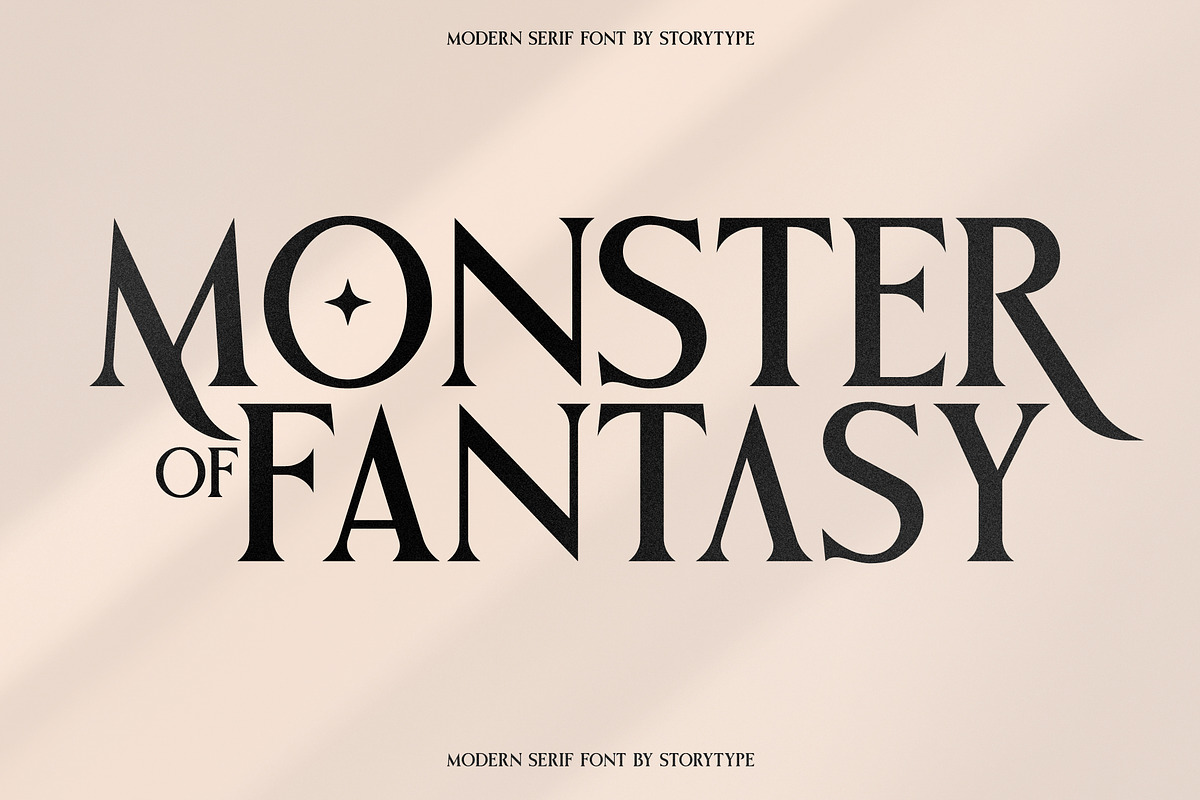 Monster Of Fantasy Modern Serif Font, a Serif Font by Storytype Studio (Photo 1 of 15)