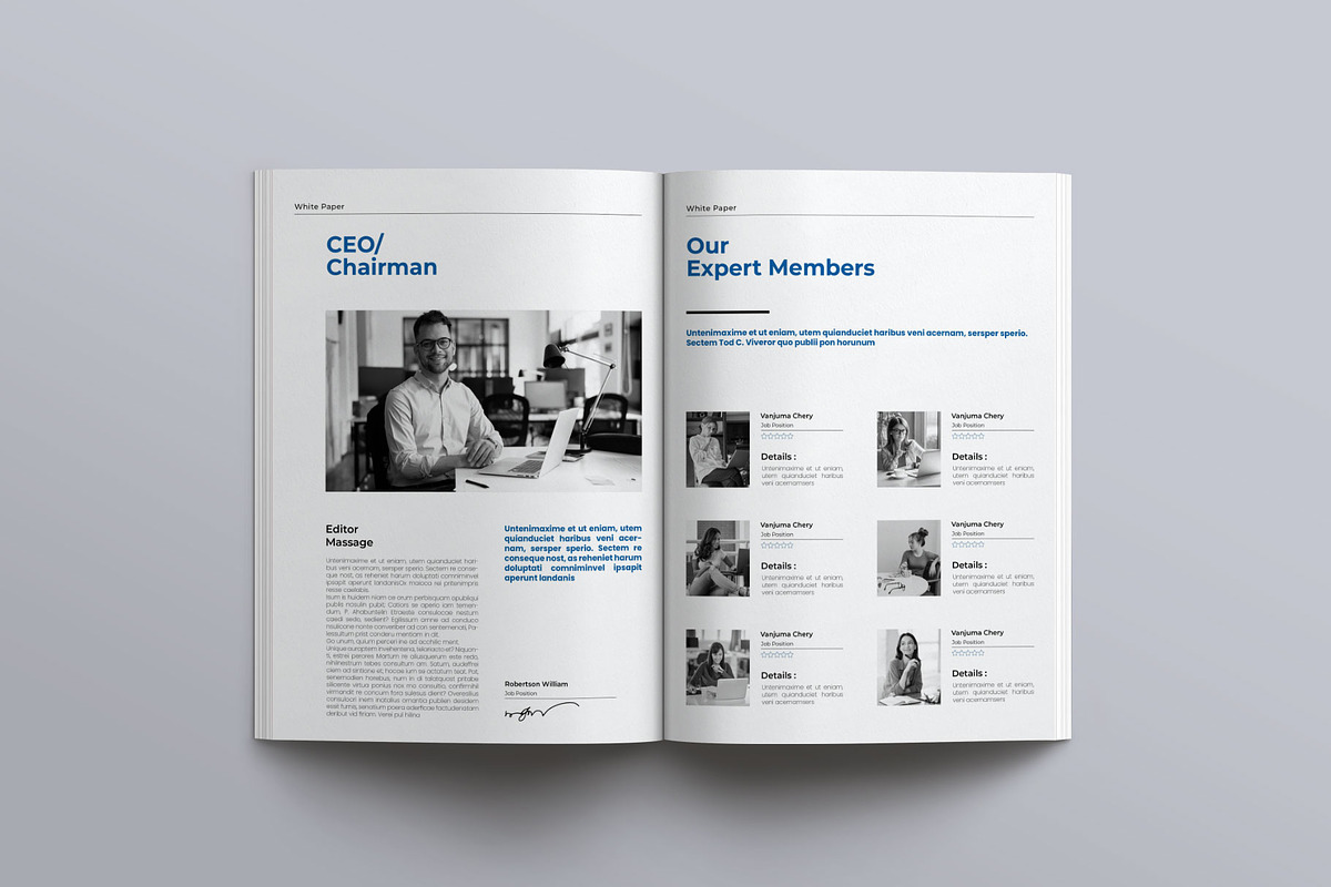 White Paper Template Layout, a Brochure Template by Creative-Work (Photo 8 of 8)