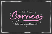 Borneo, a Handwritten Font by HRDR (Thumbnail 1 of 13)