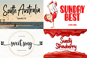 Swashy Font Bundle | 40 Fonts, a Script Font by NJ Studio (Thumbnail 10 of 11)