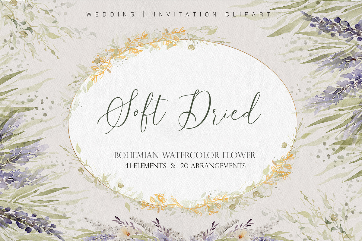 Watercolor flower - Soft Dried, an Illustration by Beigetime (Photo 1 of 10)