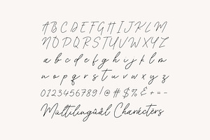 Acoustica Monoline Handwritten Font