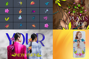 Plants Pack for DaVinci Resolve, a Templates & Theme by 2dfx