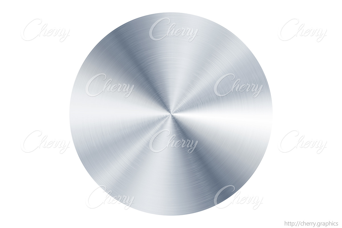 Silver metal disc isolated, an Object Graphic by PSDgraphics