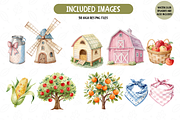 Barnyard Animals Clipart, an Object Illustration by TatiMockup (Thumbnail 4 of 8)