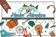 Wildlife Adventure Clipart Set, a Graphic by Ink + Eye (Thumbnail 1 of 5)