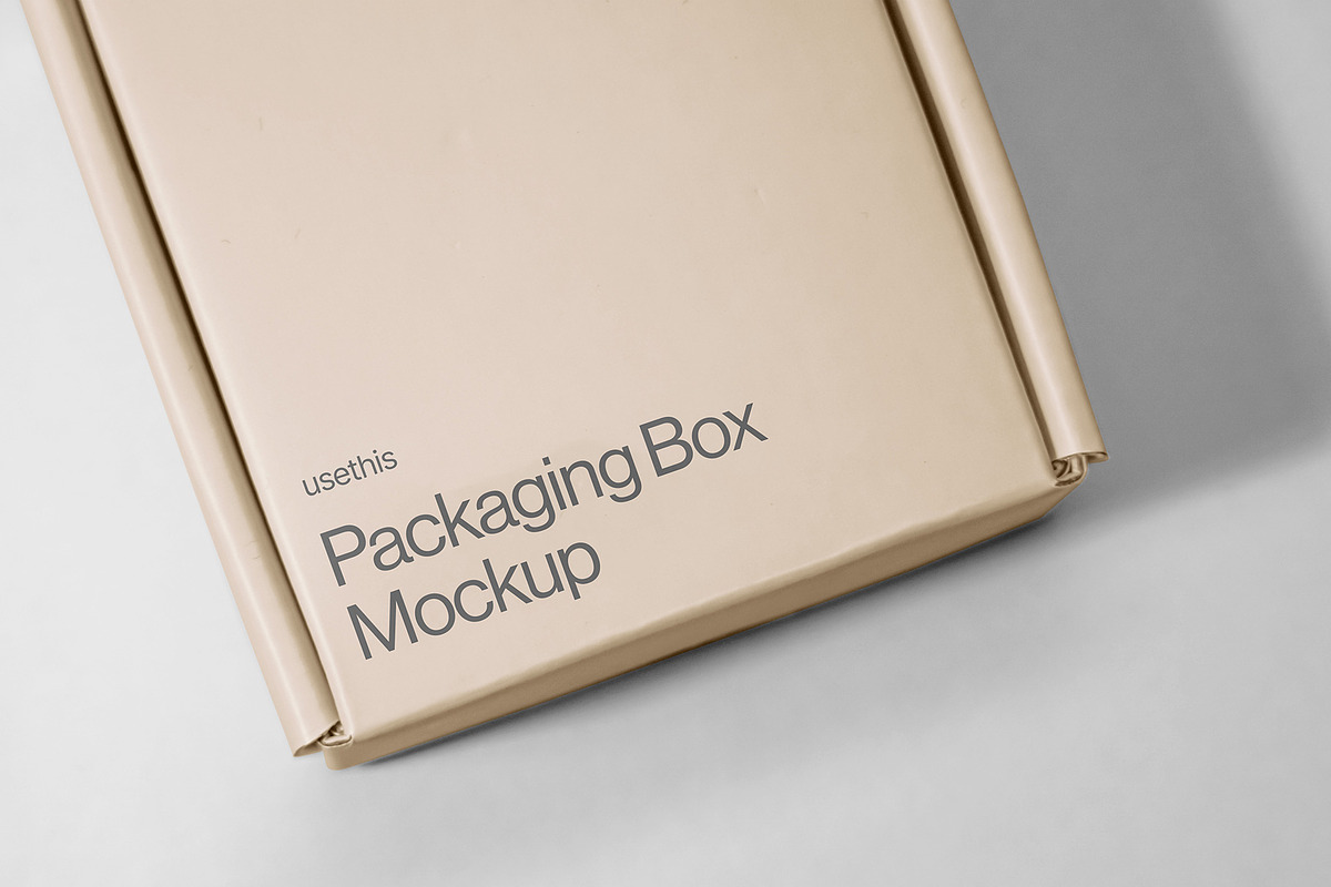 Packaging Box Mockup Collection, a Packaging Mockup by Usethis Mockup (Photo 4 of 7)