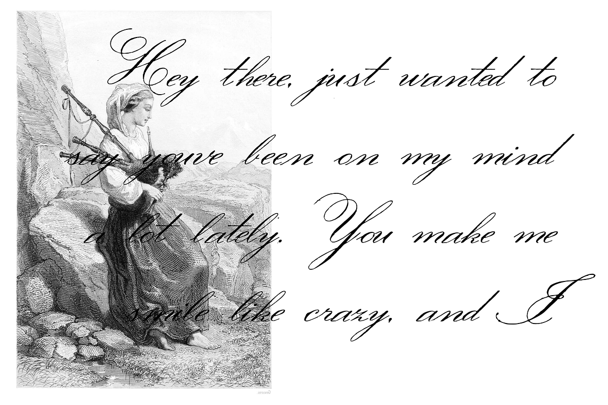 Face of Yesterday FC, a Script Font by Intellecta Design (Photo 5 of 5)
