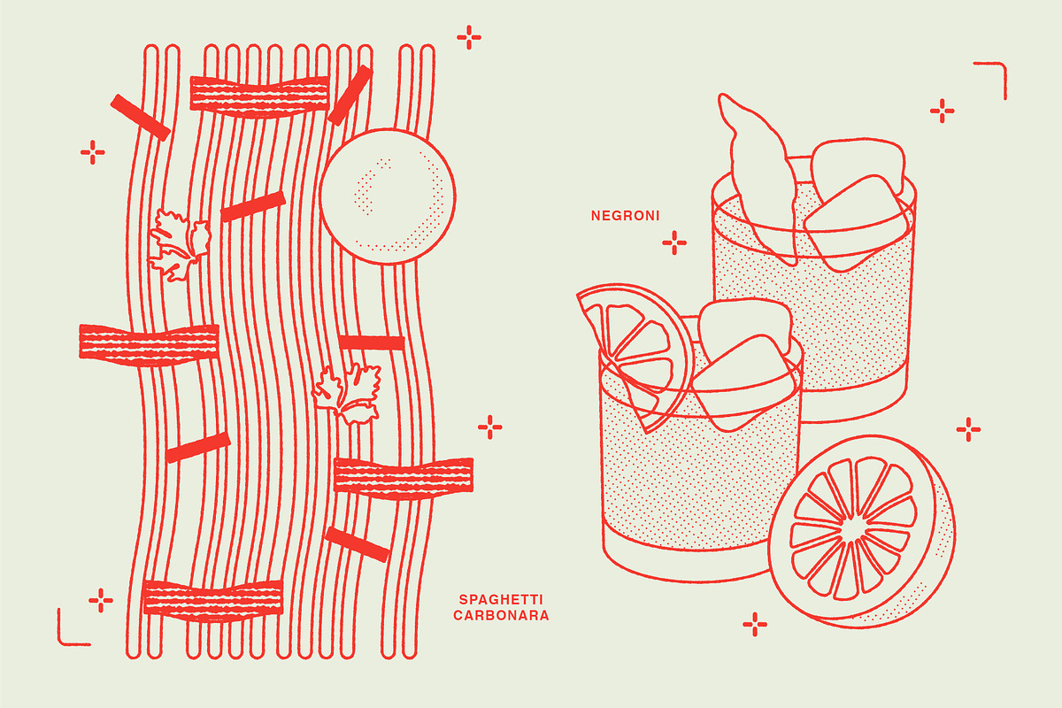 Italian Food Vector Illustrations, a Food Illustration by TheFoodAtlas (Photo 14 of 16)
