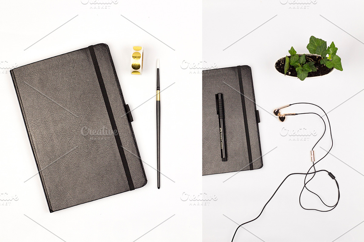 Black & White Stock Photo Bundle, a Books & Magazine Mockup by Kreanille Design (Photo 3 of 4)