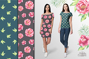 Watercolor Peonies set, a Decorative Illustration by BrushArtDesigns (Thumbnail 8 of 9)