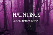 Hauntings Serif Font, a Serif Font by Beck McCormick (Thumbnail 1 of 10)