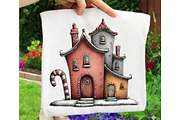 Christmas Whimsical Clipart, an Illustration by OK Design (Thumbnail 4 of 6)