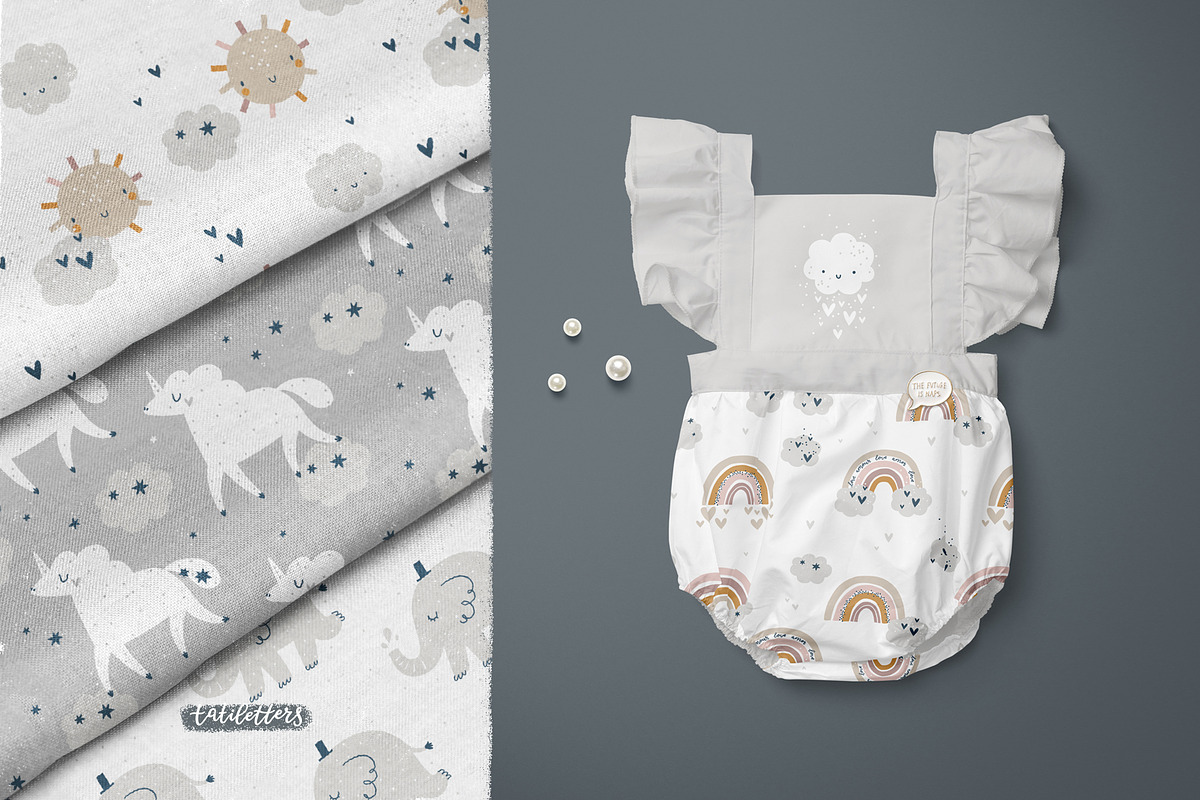 Baby Animals & Pastel Rainbows, an Animal Illustration by tatiletters (Photo 5 of 8)