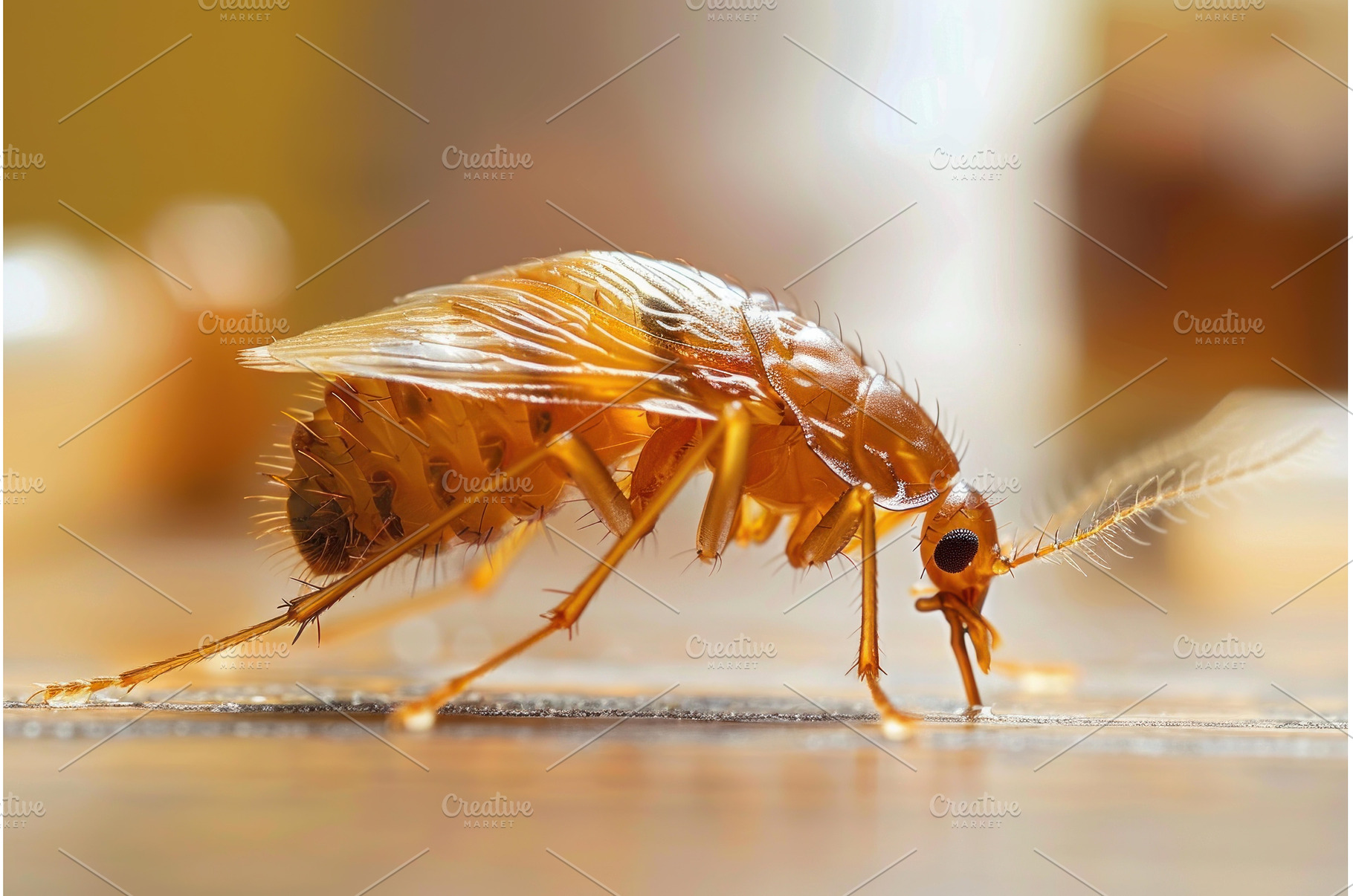 German cockroach - blattella, an Animal Photo by Ylivdesign