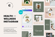 Health & Wellness Instagram Canva, a Social Media Template by Erin Cassidy (Thumbnail 1 of 11)