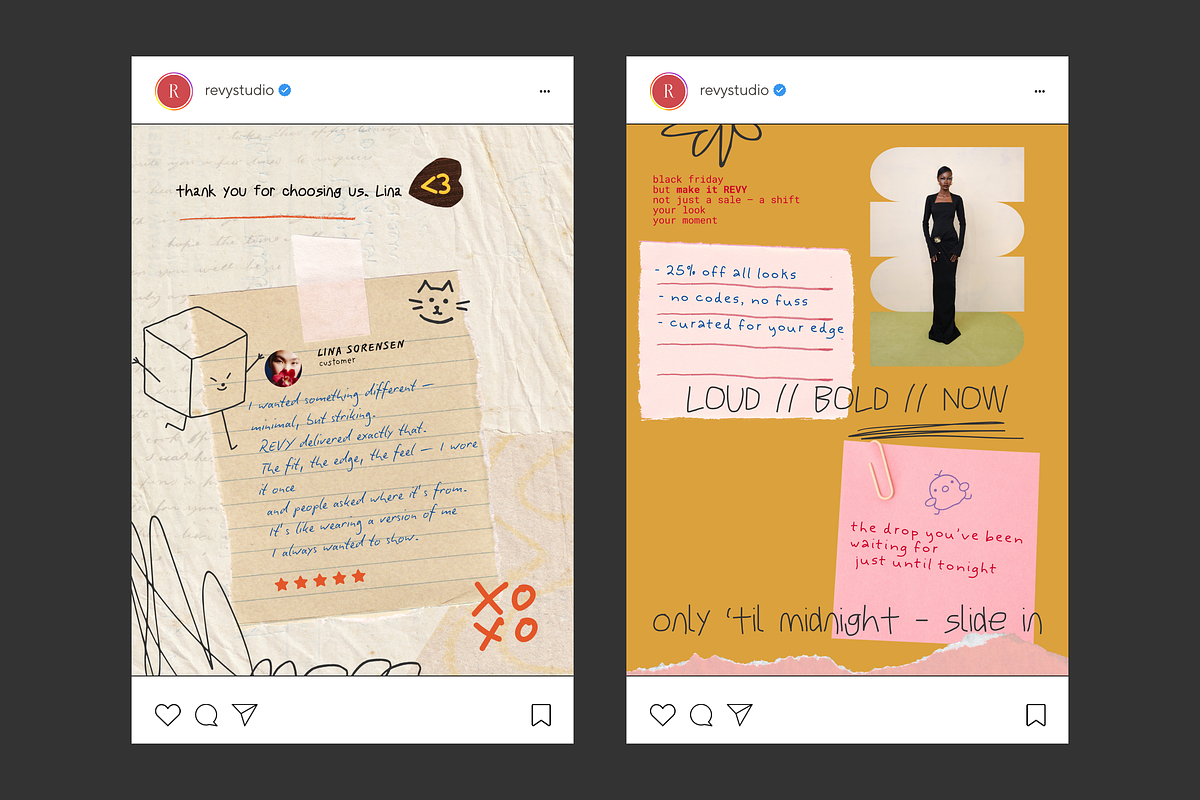 REVY Social Media Kit, a Social Media Template by rainbojelia (Photo 4 of 18)