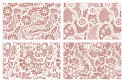 8 Lacy seamless vector patterns, a Pattern Graphic by tamara.comotomka (Thumbnail 5 of 6)