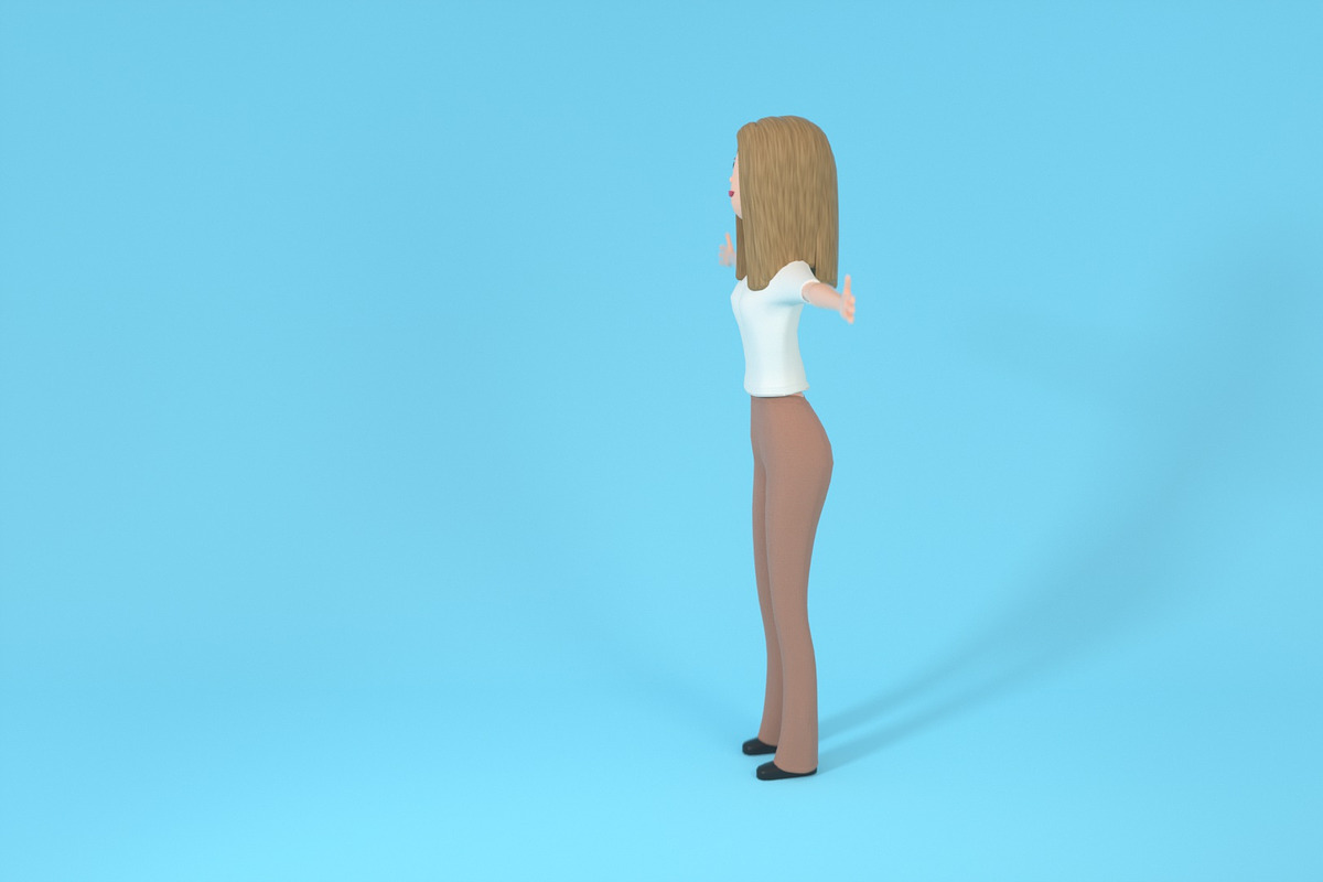 Female Character Lucy, a Characters & Person 3D Model by 3DTreatment (Photo 30 of 32)