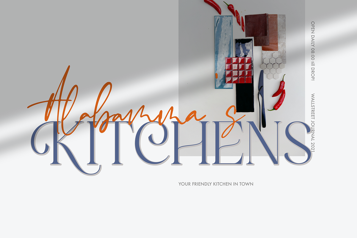 Emeralde Chamerions - Stylish Font, a Font by Almarkhatype (Photo 3 of 10)