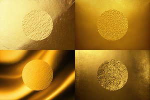 440 Gold & Metallic Textures Bundle