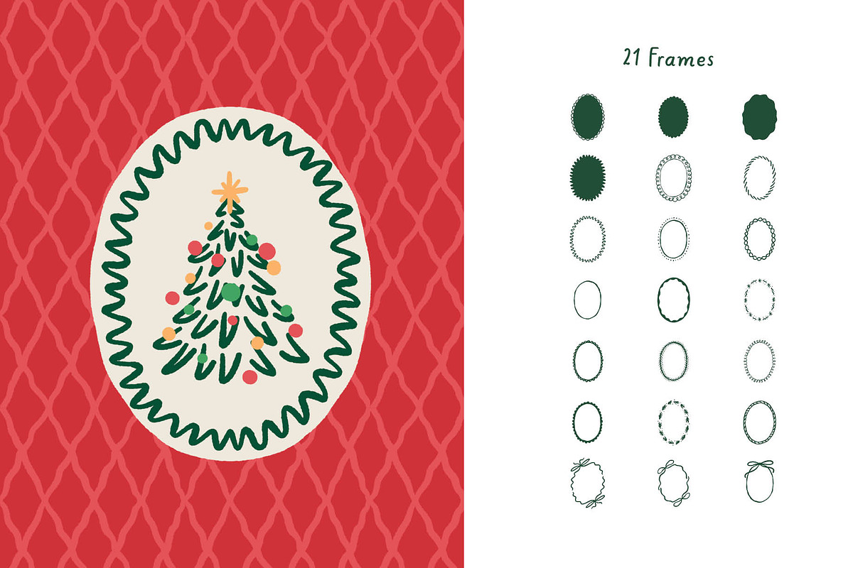 Whimscal Christmas Set for Procreate, a Brush Add-On by Pencil Twist (Photo 4 of 10)