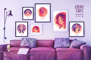 12 Zodiac Girls. Vector set., a Person Illustration by Varvara Gorbash (Thumbnail 6 of 7)