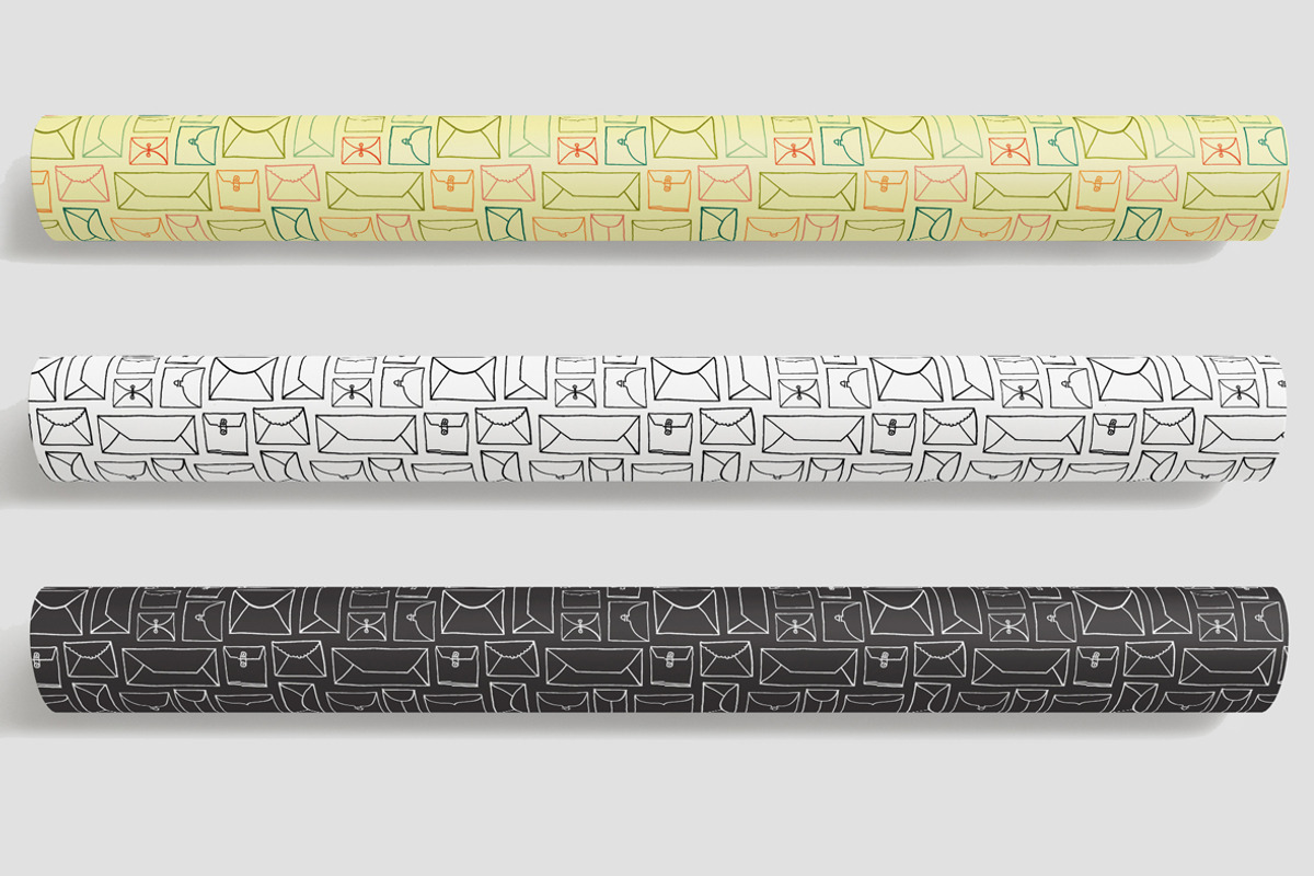 Envelopes Seamless Patterns preview 2