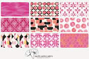 80 pink geometric seamless pattern, a Pattern Graphic by Poppy Lane Studio (Thumbnail 7 of 11)