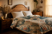 Rustic Bedroom Mockup PSD, a Household Mockup by elfy creative (Thumbnail 4 of 4)
