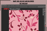 Baby Blouse and Bloomer Set Mockup, a Hoody Mockup by Nora Gad (Thumbnail 3 of 21)