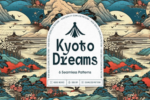 Kyoto Dreams Seamless Pattern Pack
