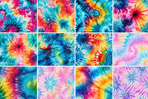 Tie-Dye Seamless Patterns