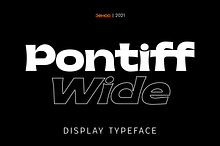 Pontiff Wide Display Typeface