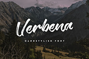 Verbena Handstylish Font, a Script Font by Alif Devan R. (Thumbnail 1 of 7)