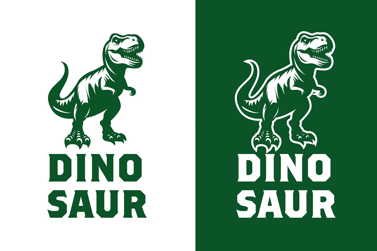 Dinosaur Raptor Ancient Animals Logo, a Branding & Logo Template by funpixel