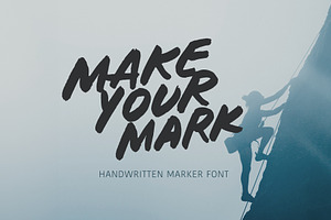 Make Your Mark Marker Font Typeface